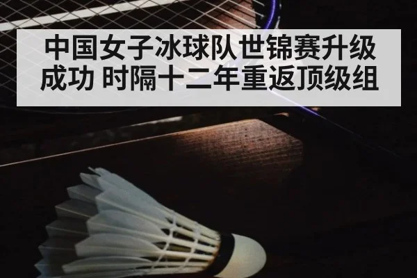中国女子冰球队世锦赛升级成功 时隔十二年重返顶级组